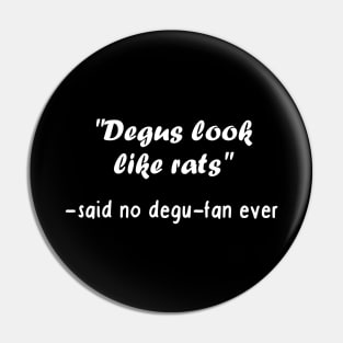 beautiful degus rat degu fan love gift women Pin