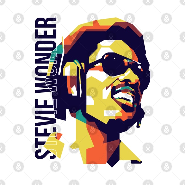 Stevie Wonder on WPAP Style by pentaShop