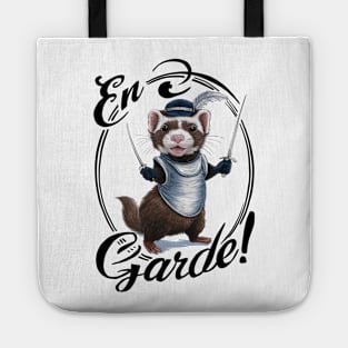 'En Garde! 'Funny Fencing Ferret Tote