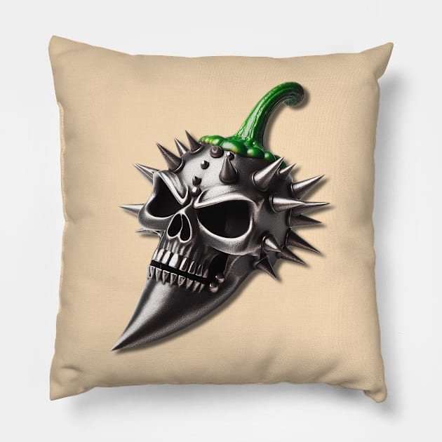 Badass Albuquerque Green Chile Pillow by karutees