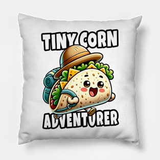 Adventurous Baby Taco A Whimsical Journey for Little Foodies Pillow