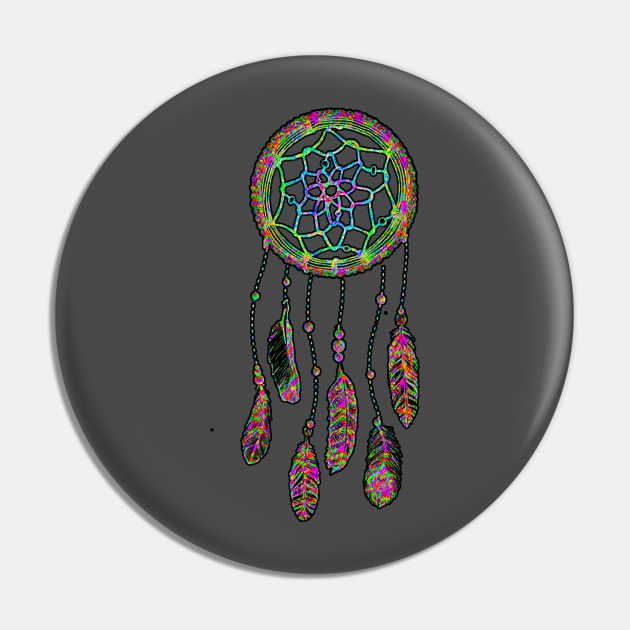 Dreamcatcher Pin by indusdreaming