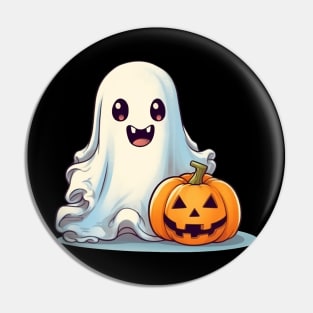 Spoopy Ghost! Pin