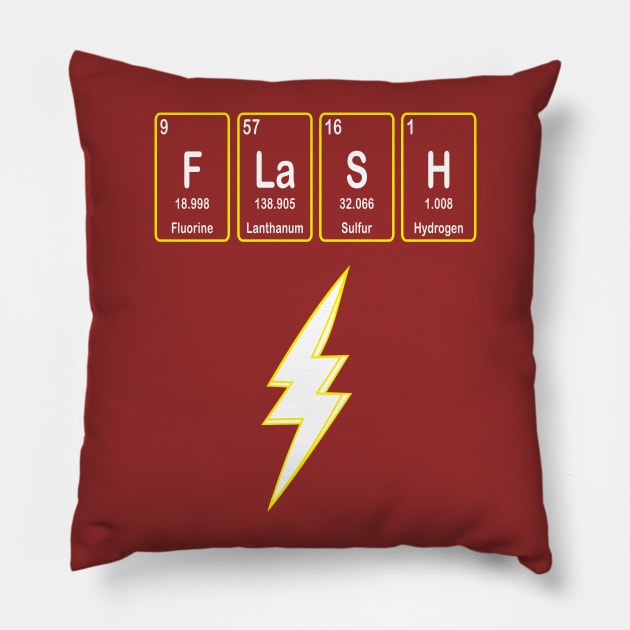 Flash Pillow by JevLavigne