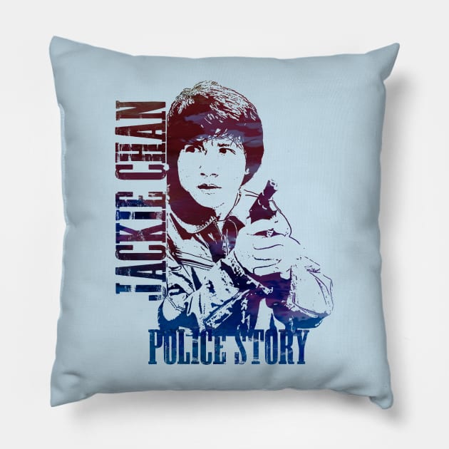 Police Story Pillow by Blind Ninja