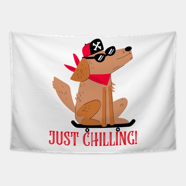 Cool dog chilling! Tapestry by Houseofwinning