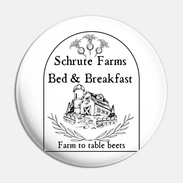 Schrute Farms Pin by Fabled Threads