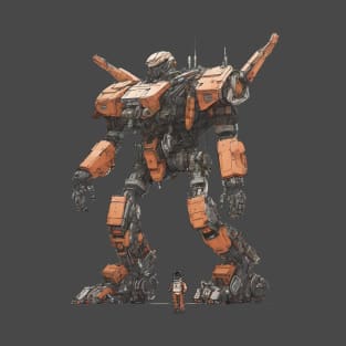 Big Red Mecha | Robot | Anime T-Shirt