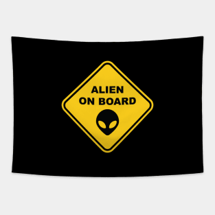 ALIEN ON BOARD Tapestry