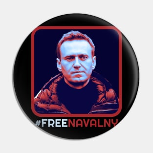 Retro Free Navalny Pin