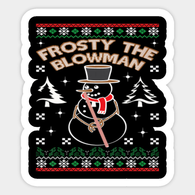 frosty the blowman sweater