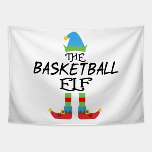 The Basketball Elf Matching Family Group Christmas Party SANTA Tapestry