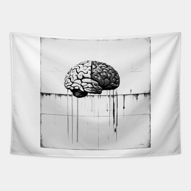 brain_001 Tapestry by yzbn_king