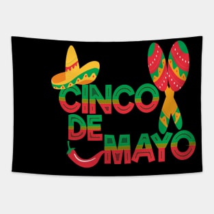 happy cinco de mayo cool mexico festival Tapestry