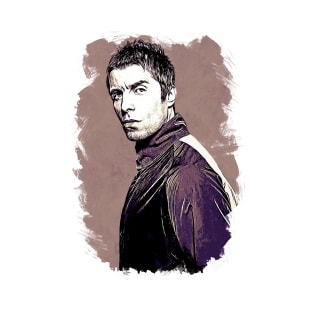 Liam Gallagher Vexel Artwork T-Shirt