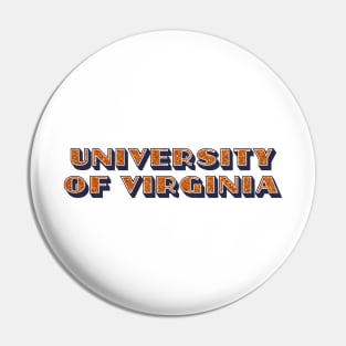 uvirginia glitter lettering Pin