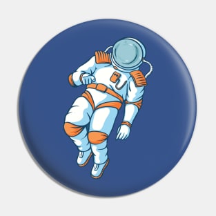 Spaceman with Stars Pin