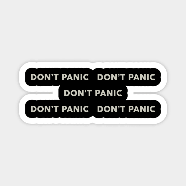 Don' Panic Five Magnet by anwara