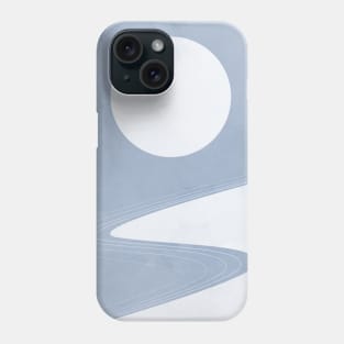 Moon and Road - Minimalist Scandinavian 2 Phone Case