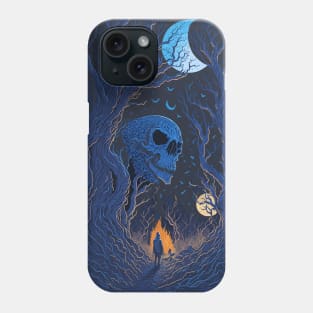 Skull Monster in the Dark Forest Phone Case