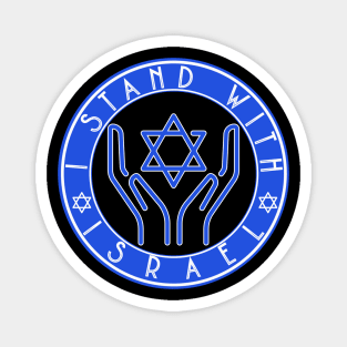 I stand with Israel Magnet