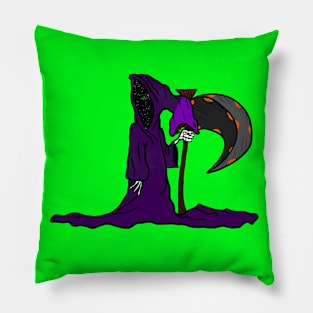 Grim Reaper (lil broke) Pillow