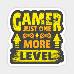 Gamer Just One More Level Magnet