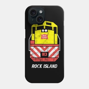 Vintage Rock Island Railroad Train Engine Phone Case