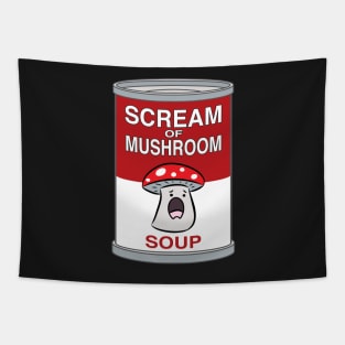 Scream of Mushroom Soup Tapestry