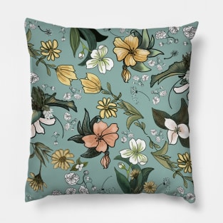 Love spring florals Pillow