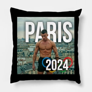 Paris 2024: Athlete Ready to Go for Gold Pillow