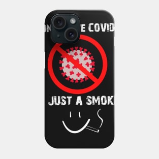 Smokers cough, COVID 19 Phone Case