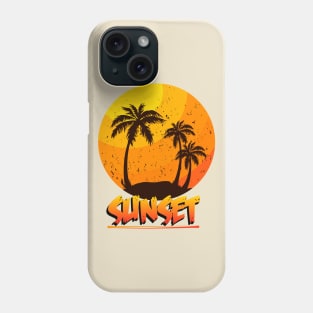 Sunset Palm Tree Phone Case