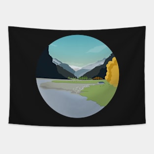 New Zealand Landscape - Mount Aspiring National Park Tapestry