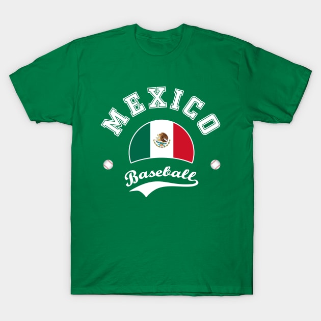 CulturedVisuals Mexico Baseball Team T-Shirt