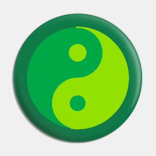 Yin Yang in shades of green Pin by NovaOven