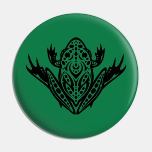 Tribal Leopard Frog Pin