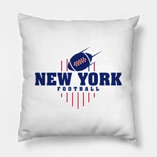 New York Football Team Color Pillow