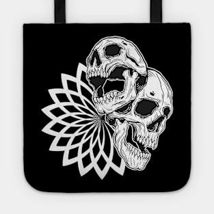 Screaming Souls In Floral Tote