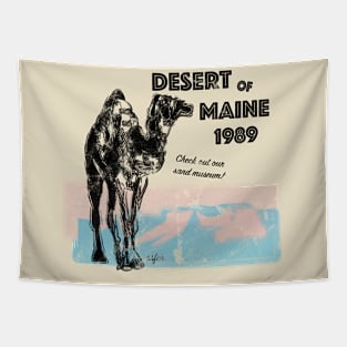 VINTAGE DESERT OF MAINE Tapestry