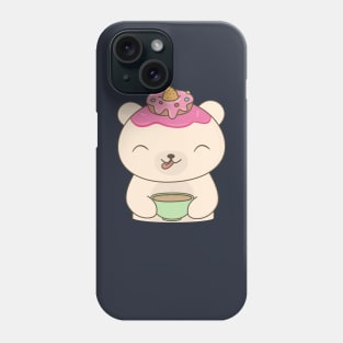 Kawaii Cute Polar Bear T-Shirt Phone Case
