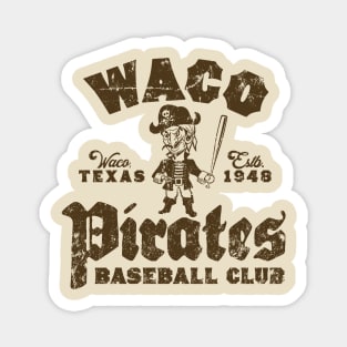 Waco Pirates Baseball Magnet