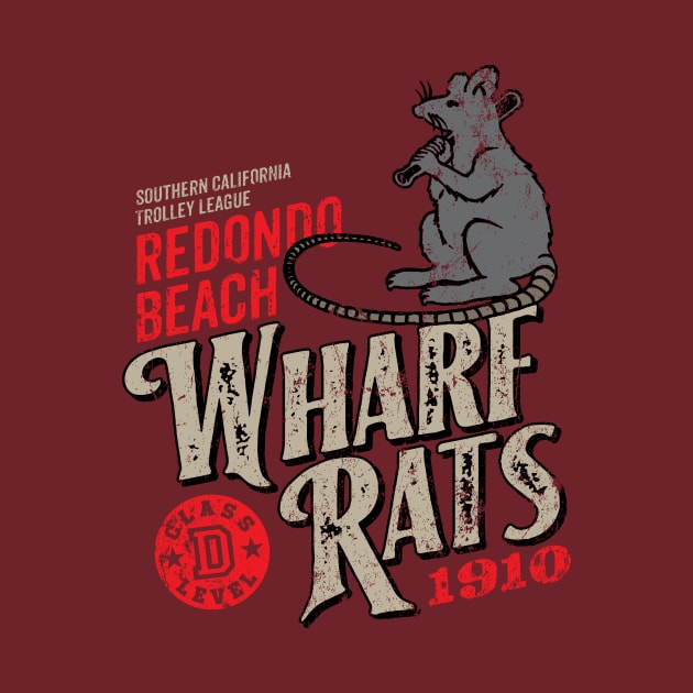 Redondo Beach Wharf Rats by MindsparkCreative