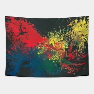 Impulsive Color Splash Toddler Art Tapestry