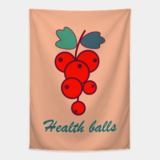 Health Red Ribes balls Tapestry