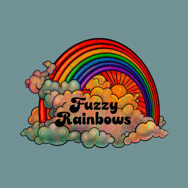 Fuzzy Rainbows by Dowling Art & Design