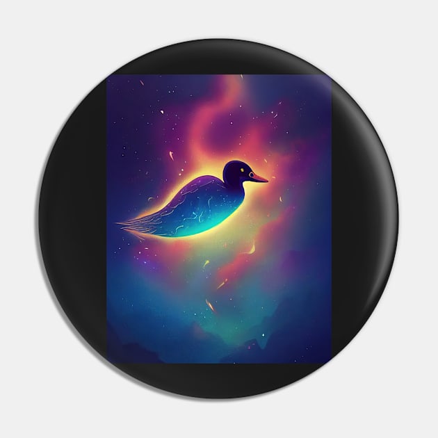 Duck swimming in space Pin by ComicsFactory