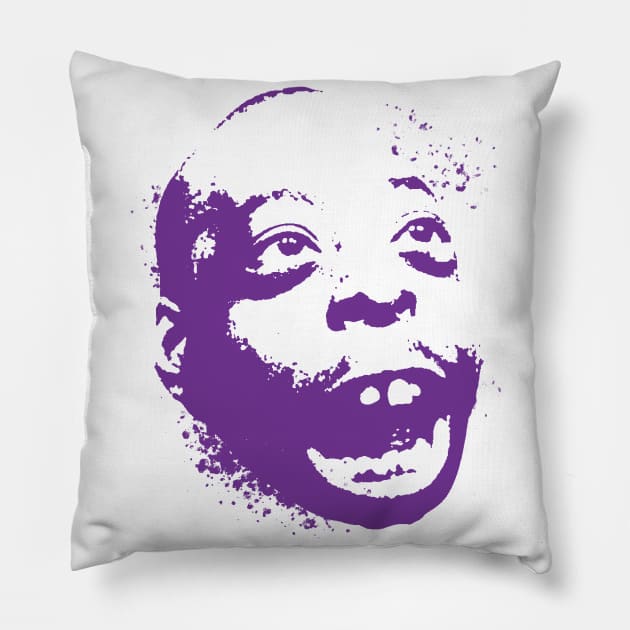 Beetlejuice grafitti Pillow by Howchie