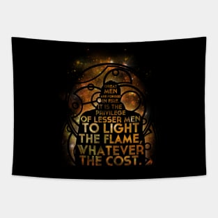 Great Men Are Forged in Fire Tapestry