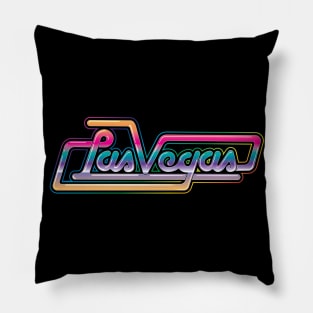 Vintage 80s Vegas Pillow